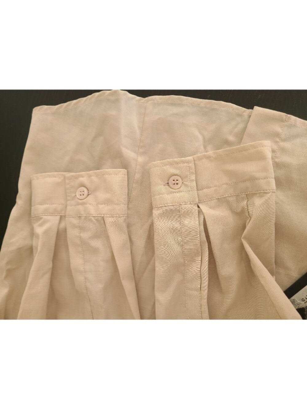 NWT Prada Women's Button Up Shirt Shirt Beige size IT 46 - Picture 7 of 12
